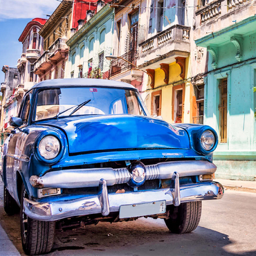 Vintage car in Havana Cuba 100 Jigsaw Puzzle 3D Modell