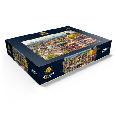 Domes of the old basilica and cityscape of Mexico City 1000 Jigsaw Puzzle box view1