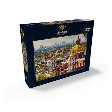Domes of the old basilica and cityscape of Mexico City 500 Jigsaw Puzzle box view1