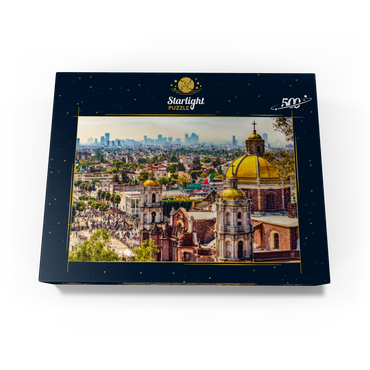 Domes of the old basilica and cityscape of Mexico City 500 Jigsaw Puzzle box view1