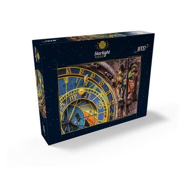 Detail of the Prague Astronomical Clock (Orloj), Prague 1000 Jigsaw Puzzle box view1