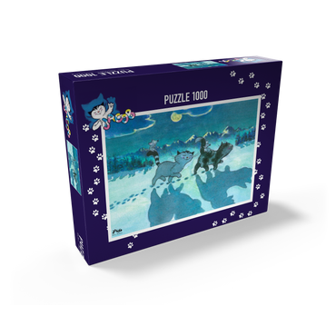 Jacob the cat - At night all cats are gray! 1000 Jigsaw Puzzle box view1