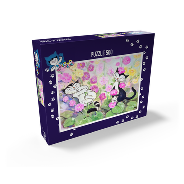 Kater Jacob - Da blüht uns was! 500 Jigsaw Puzzle box view1