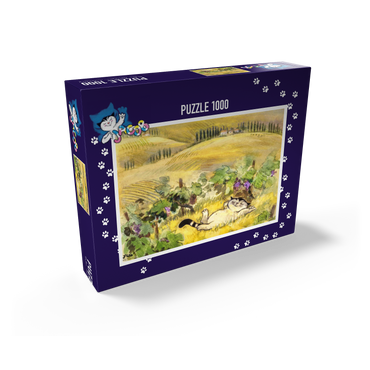 Jacob the cat - a break is a must! 1000 Jigsaw Puzzle box view1