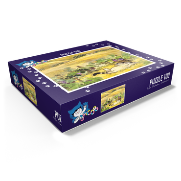 Jacob the cat - a break is a must! 100 Jigsaw Puzzle box view1