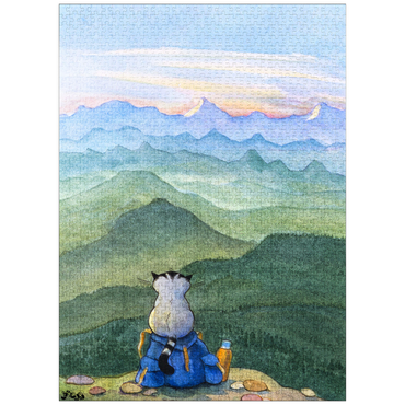 puzzleplate Jacob the cat - Nothing is impossible! 1000 Jigsaw Puzzle