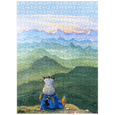 puzzleplate Jacob the cat - Nothing is impossible! 500 Jigsaw Puzzle