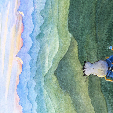 Jacob the cat - Nothing is impossible! 500 Jigsaw Puzzle 3D Modell