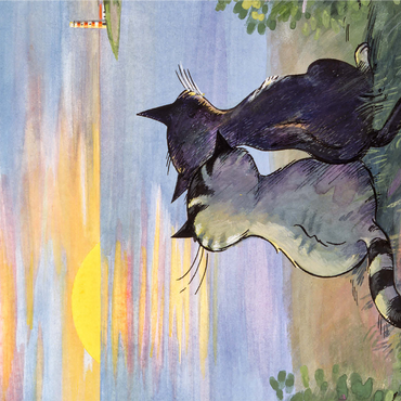 Kater Jacob - There is something in the air! 1000 Jigsaw Puzzle 3D Modell