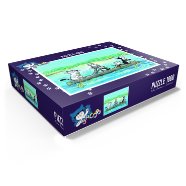 Jacob the cat - The adventure 1000 Jigsaw Puzzle box view1