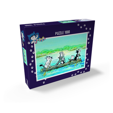 Jacob the cat - The adventure 1000 Jigsaw Puzzle box view1