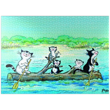 puzzleplate Jacob the cat - The adventure 1000 Jigsaw Puzzle