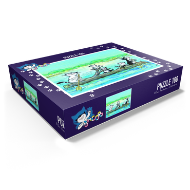 Jacob the cat - The adventure 100 Jigsaw Puzzle box view1