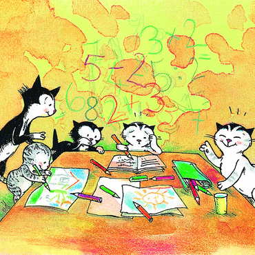 Jacob the cat - The diligent 500 Jigsaw Puzzle 3D Modell