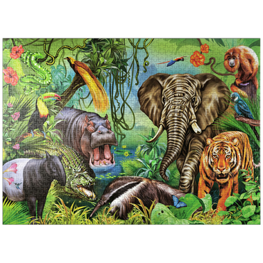 puzzleplate Animals of the rainforest 1000 Jigsaw Puzzle