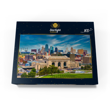Skyline of Kansas City, Missouri, USA 100 Jigsaw Puzzle box view1