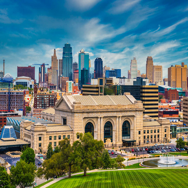 Skyline of Kansas City, Missouri, USA 100 Jigsaw Puzzle 3D Modell