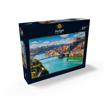 Picturesque colorful view of the old town of Porto, Portugal 100 Jigsaw Puzzle box view1