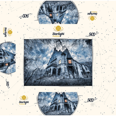 Lost Places - Old enchanted abandoned house 500 Jigsaw Puzzle box 3D Modell