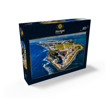 Aerial view of the Castillo San Felipe del Morro in Old San Juan, Puerto Rico 100 Jigsaw Puzzle box view1