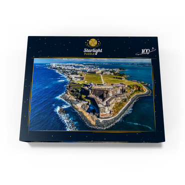 Aerial view of the Castillo San Felipe del Morro in Old San Juan, Puerto Rico 100 Jigsaw Puzzle box view1