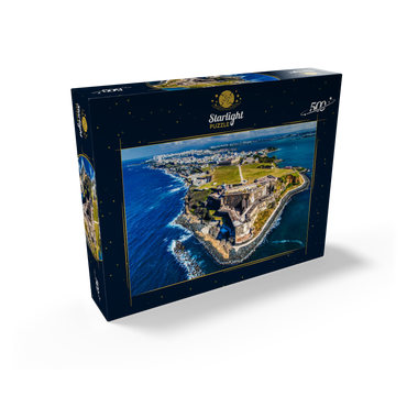 Aerial view of the Castillo San Felipe del Morro in Old San Juan, Puerto Rico 500 Jigsaw Puzzle box view1