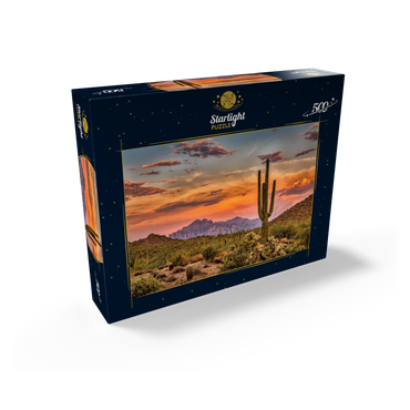 Sunset in the Sonoran Desert near Phoenix, Arizona 500 Jigsaw Puzzle box view1