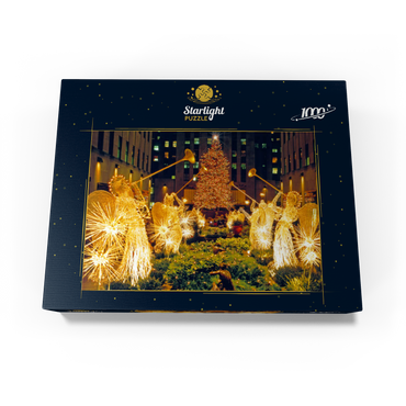 Rockefeller Center at Christmas time, New York City, New York, USA 1000 Jigsaw Puzzle box view1