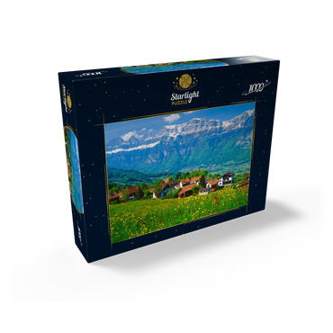 Kleinberg near Flums against Churfirsten, Canton St. Gallen, Switzerland 1000 Jigsaw Puzzle box view1