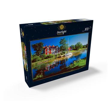 Göta Hotel by the Göta Canal, Borensberg, Östergötland, Sweden 100 Jigsaw Puzzle box view1
