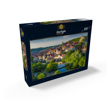 View of the old town on the Kocher 100 Jigsaw Puzzle box view1