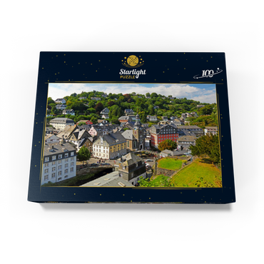 Old town with Protestant town church, Monschau 100 Jigsaw Puzzle box view1
