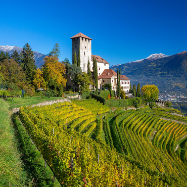 Lebenberg Castle, Cerms near Lana, Province of Bolzano, Trentino-Alto Adige, Italy 1000 Jigsaw Puzzle 3D Modell