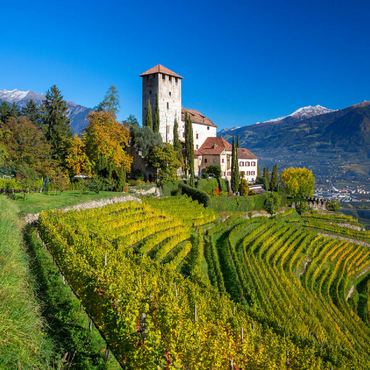 Lebenberg Castle, Cerms near Lana, Province of Bolzano, Trentino-Alto Adige, Italy 100 Jigsaw Puzzle 3D Modell