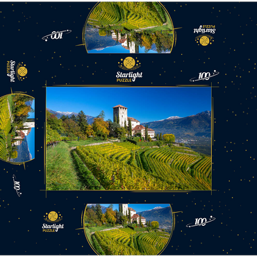 Lebenberg Castle, Cerms near Lana, Province of Bolzano, Trentino-Alto Adige, Italy 100 Jigsaw Puzzle box 3D Modell