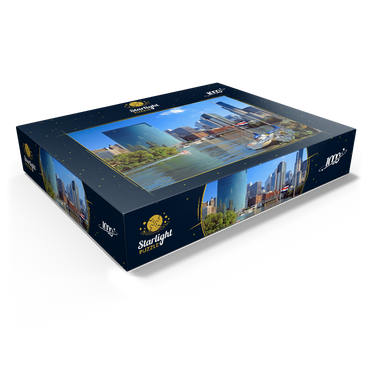 Chicago skyline, Illinois, USA 1000 Jigsaw Puzzle box view1