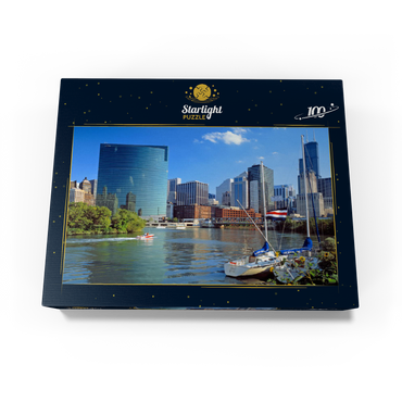 Chicago skyline, Illinois, USA 100 Jigsaw Puzzle box view1