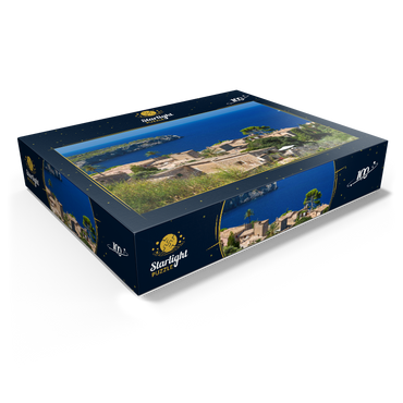 View over Lluc Alcari into Cala de Deia, Mallorca, Balearic Islands, Spain 100 Jigsaw Puzzle box view1