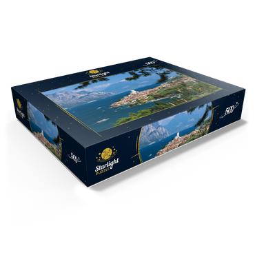 View to Malcesine at Lake Garda with the Scaligerburg (14/15 c.), province Verona, Veneto, Italy 500 Jigsaw Puzzle box view1