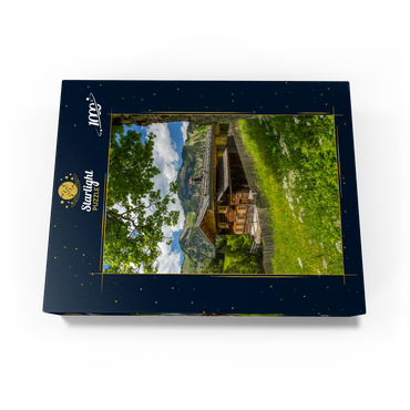 Mountain farm in Gerstruben near Oberstdorf 1000 Jigsaw Puzzle box view1