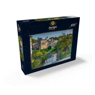 Monasterio San Xulián y Basilisa de Samos in Samos near Sarria, Camino de Santiago pilgrimage route 1000 Jigsaw Puzzle box view1