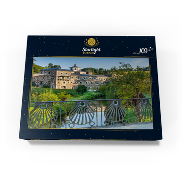 Monasterio San Xulián y Basilisa de Samos in Samos near Sarria, Camino de Santiago pilgrimage route 100 Jigsaw Puzzle box view1