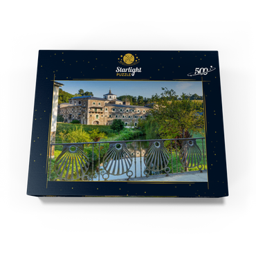 Monasterio San Xulián y Basilisa de Samos in Samos near Sarria, Camino de Santiago pilgrimage route 500 Jigsaw Puzzle box view1