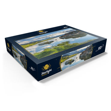 Stellisee mountain lake with the Matterhorn (4478m) 100 Jigsaw Puzzle box view1