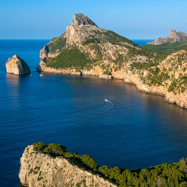 Cap de Formentor with the island Illot el Colomer, Pollenca, Serra de Tramuntana, Mallorca 1000 Jigsaw Puzzle 3D Modell