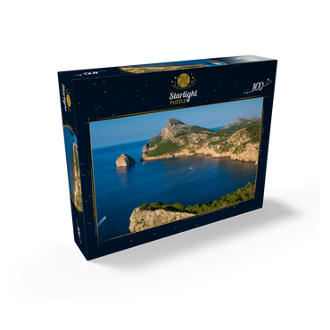 Cap de Formentor with the island Illot el Colomer, Pollenca, Serra de Tramuntana, Mallorca 100 Jigsaw Puzzle box view1