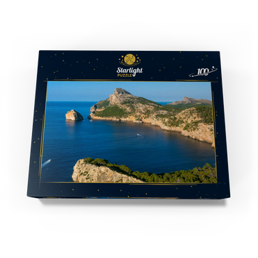 Cap de Formentor with the island Illot el Colomer, Pollenca, Serra de Tramuntana, Mallorca 100 Jigsaw Puzzle box view1
