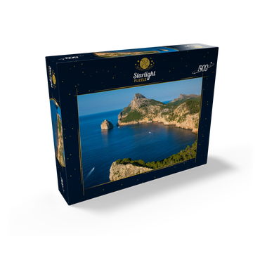 Cap de Formentor with the island Illot el Colomer, Pollenca, Serra de Tramuntana, Mallorca 500 Jigsaw Puzzle box view1