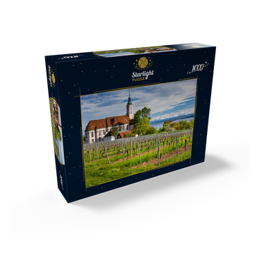 Pilgrimage church Birnau near Unteruhldingen at Lake Constance in springtime 1000 Jigsaw Puzzle box view1