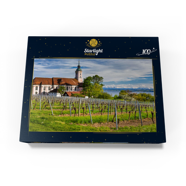 Pilgrimage church Birnau near Unteruhldingen at Lake Constance in springtime 100 Jigsaw Puzzle box view1